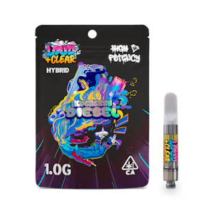 Loud+Clear - Loud and Clear - 1g Cart - Blueberry Diesel