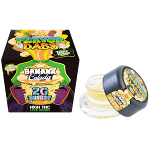 Loud+Clear - Loud and Clear - 2g Live Resin Flavor Dabs - Banana Colada
