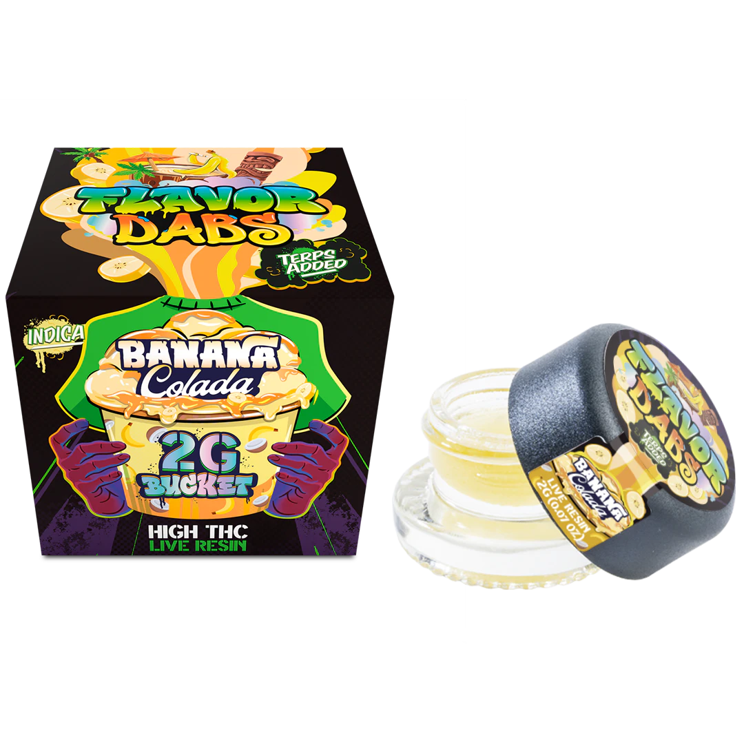 Loud+Clear - Loud and Clear - 2g Live Resin Flavor Dabs - Banana Colada Main Image