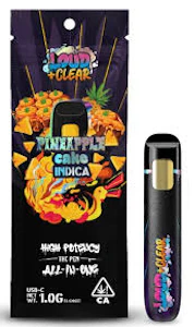 Loud+Clear - Loud + Clear - Pineapple Cake - Disposable Vape - 1G