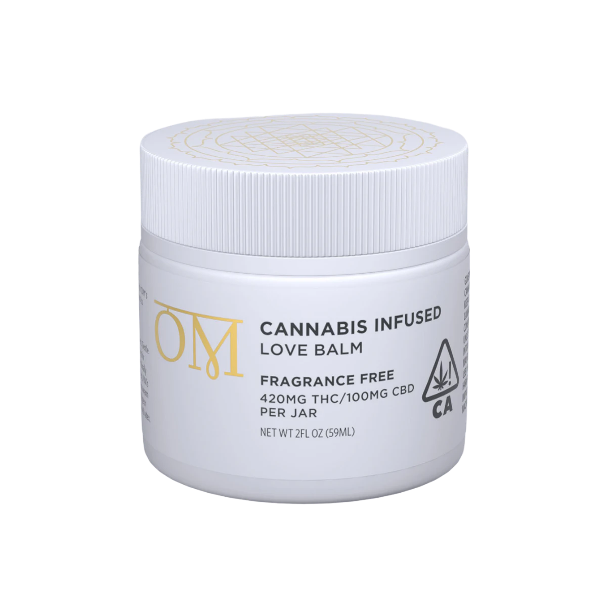 OM Living - Love Balm | 2fl oz 4:1 Infused Topical Balm | OM Living Main Image