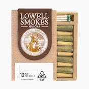 Lowell Smokes Quicks | The Creative Sativa  | 3.5g Pre Roll 10pk