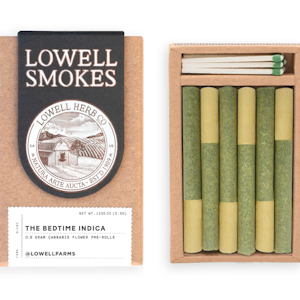 Lowell Farms - Bedtime Indica Blend 6pk Pre-Rolls - 3.5g