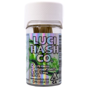 Luci Hash Co. - Gush Mints x OGZ28 3.75g 5 Pack Infused Prerolls - Luci Hash Co.