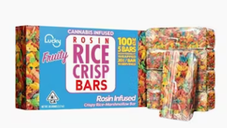 Lucky Crispy Rice Bars Rosin 5pk Fruity