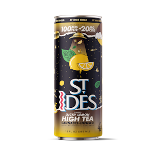 ST.IDES - Lucky Lemon  (Single) | 12oz 100mg THC + 20mg CBG High Tea | St Ides