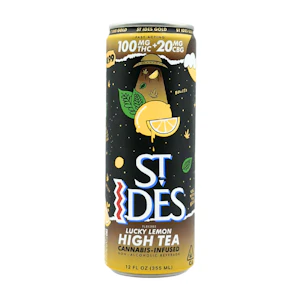 ST IDES - St Ides - High Tea - Lucky Lemon - Beverages - 12oz - 100mg/20mg - THC/CBG