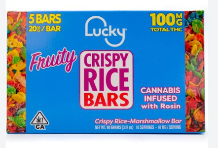 LUCKY - Lucky Rosin 5pk Crispy Rice Bars Fruity