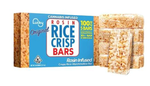 LUCKY - Lucky Rosin 5pk Crispy Rice Bars Original