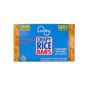 LUCKY CRISPY - ORIGINAL RICE BAR 100MG - LUCKY CRISPY