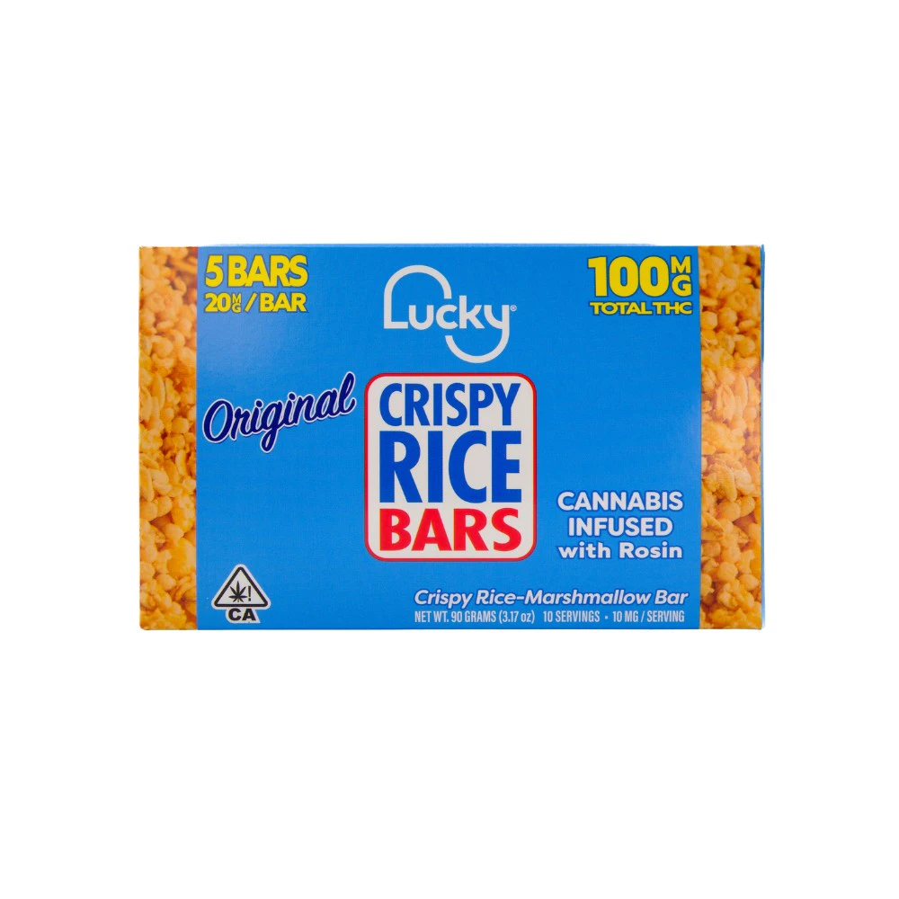 LUCKY CRISPY - ORIGINAL RICE BAR 100MG - LUCKY CRISPY Main Image