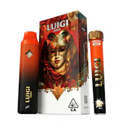Luigi | Garlic Glue | Rosin All-In-One Vape 1g + Infused Bubble Hash Rosin Preroll Blunt 1g
