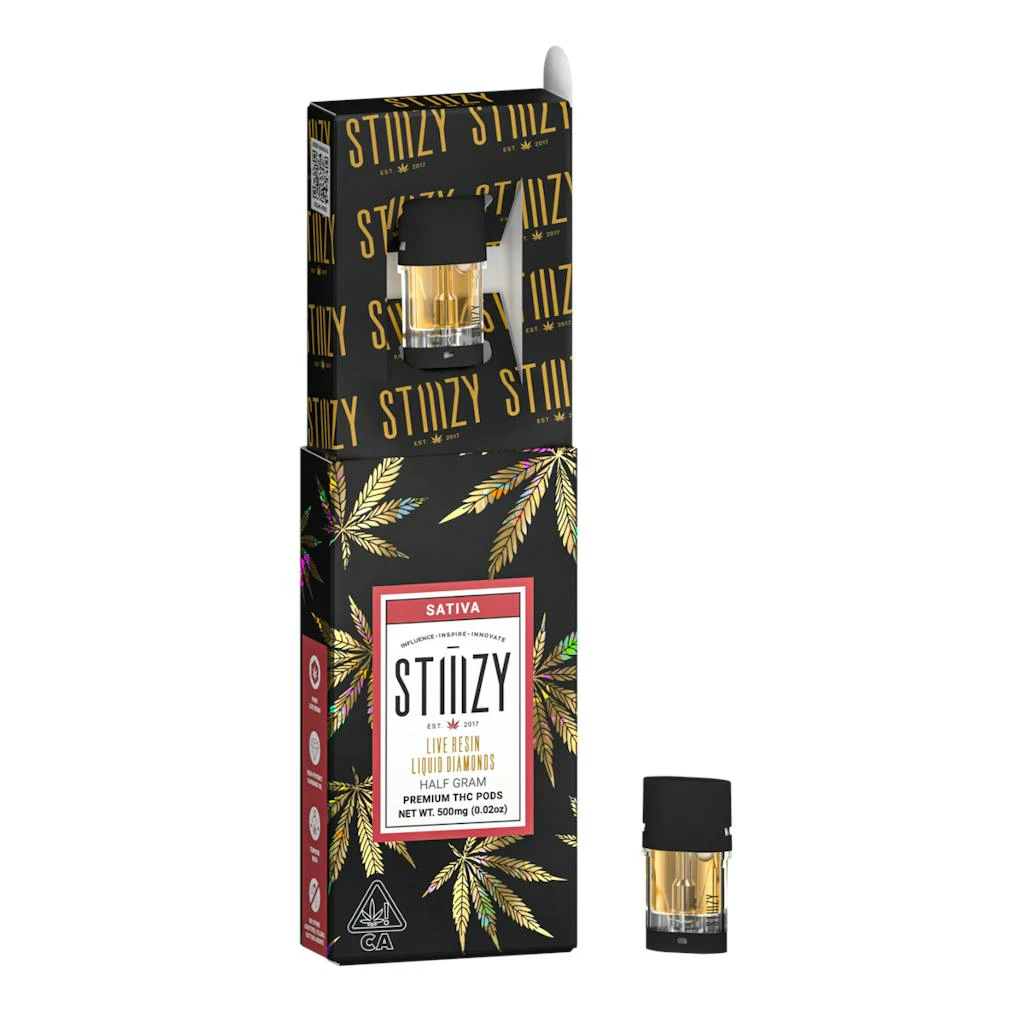 Stiiizy Green Crack Live Resin Liquid Diamonds POD 0.5g