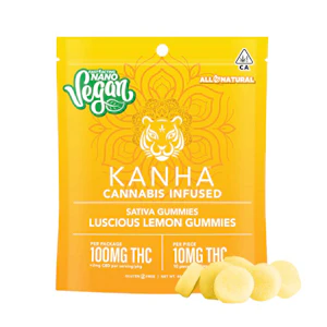 KANHA - Kanha Nano Sativa Luscious Lemon Vegan Gummies 100mg