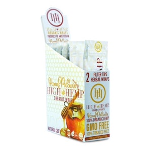 High Hemp - 2pk - Organic Honey Pot Swirl Hemp Wraps - High Hemp