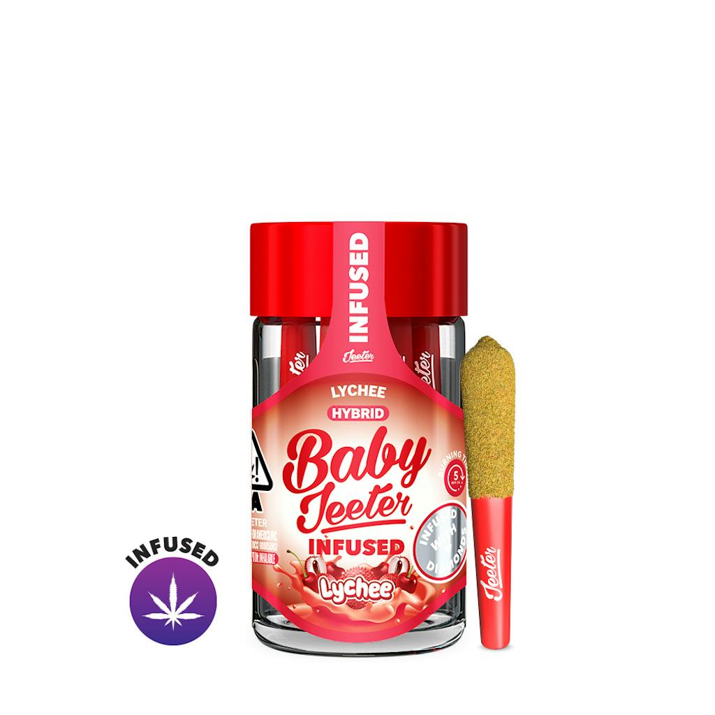 Jeeter Baby Jeeter Infused Lychee 5-Pack Pre-Rolls 2.5g