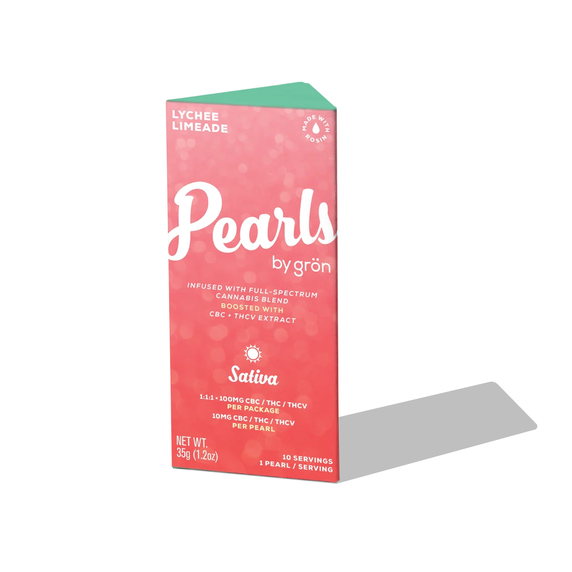 Pearls - Pearls - Lychee Limeade - Gummy - 10 x 10mg Main Image