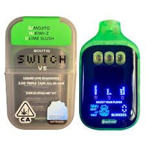 BOUTIQ SWITCH GLOW - MOJITO + KIWI-Z + LIME SLUSH 2g