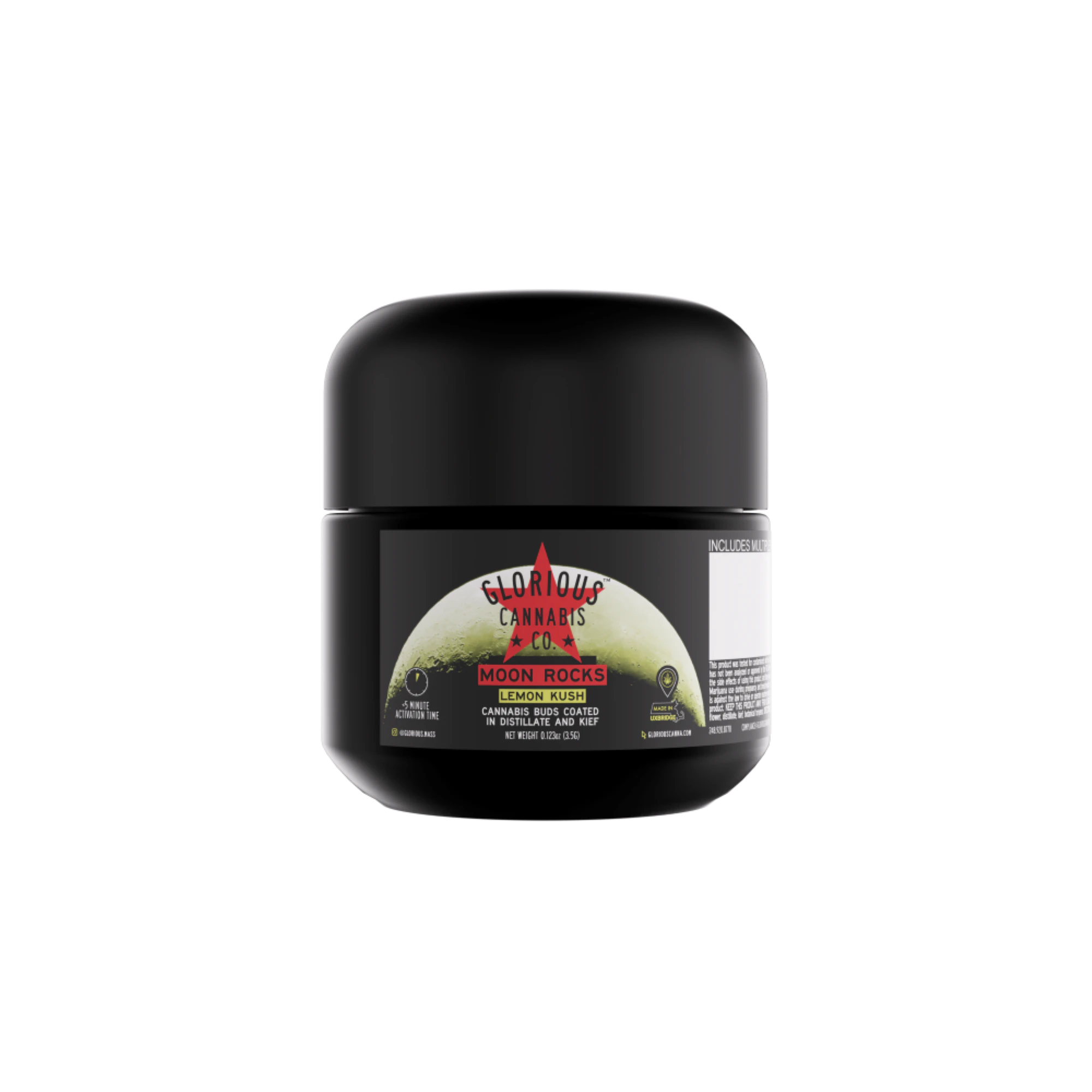 Glorious Cannabis - Lemon Kush - 3.5g Moonrocks - Glorious Cannabis Main Image