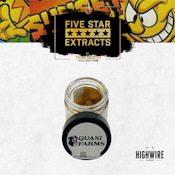 Five Star Extracts Cured Badder MAC Flurry 7g Bucket