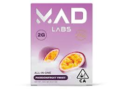 MAD LABS | PASSIONFRUIT TWIST - AIO | CARTRIDGE | 2G