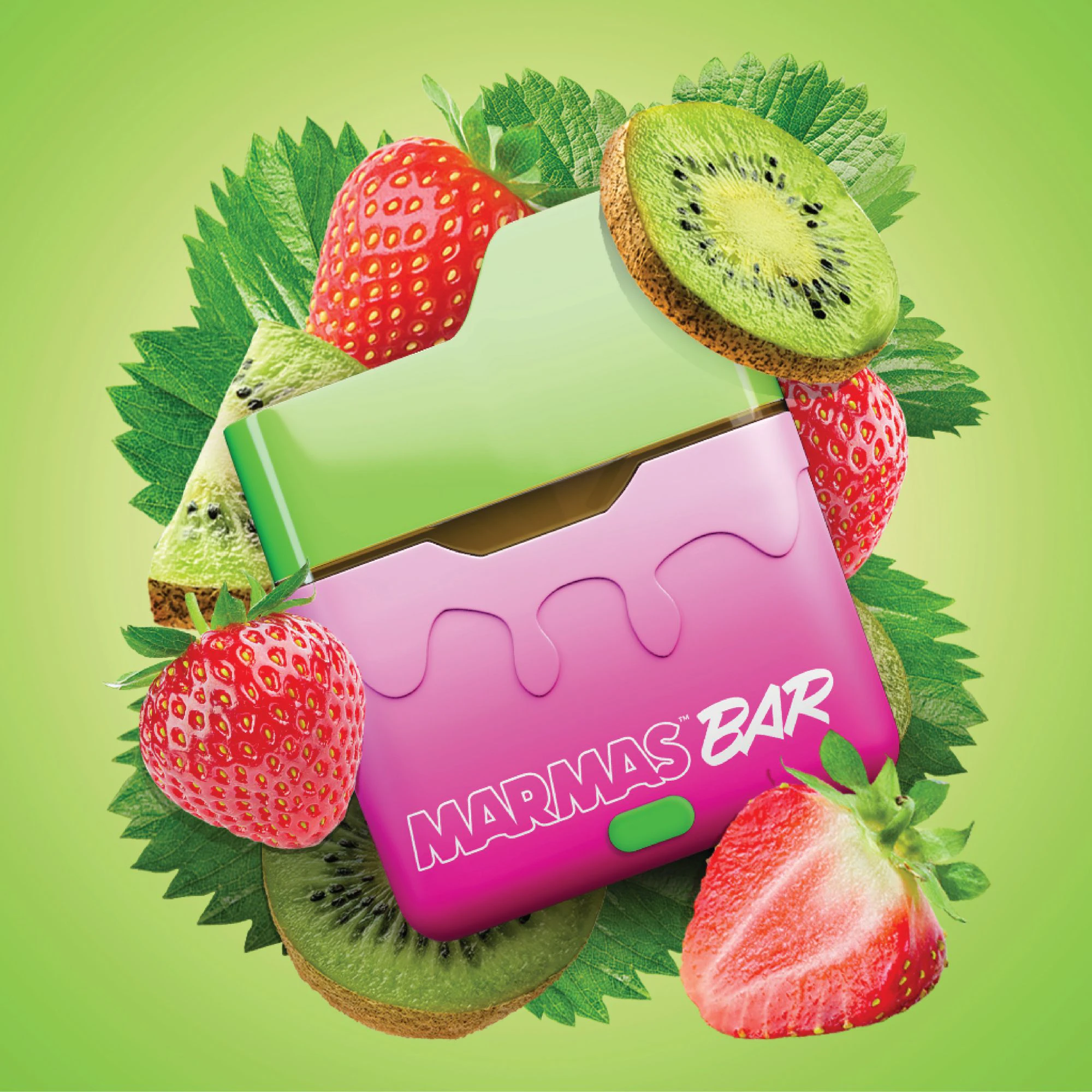 Marmas - Marmas Bar | Disposable Pen | Kiwi Strawberry | 1g Main Image