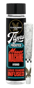 CLAYBOURNE CO. - [Claybourne Co.] Frosted Infused Preroll 2 Pack - 1g - Mango Machine (H)