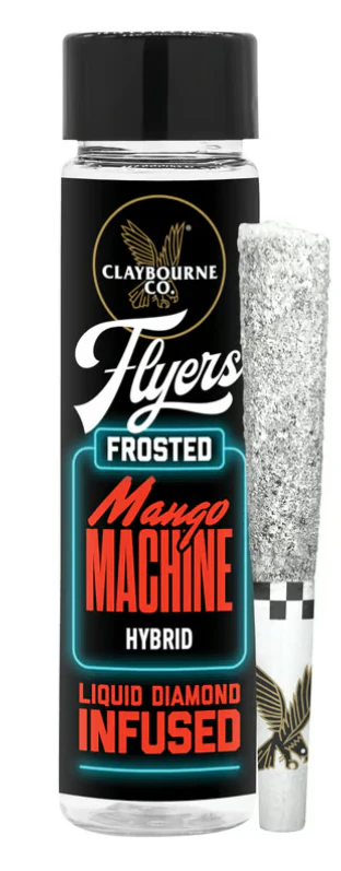 Claybourne Co. - [Claybourne Co.] Frosted Infused Preroll 2 Pack - 1g - Mango Machine (H) Main Image