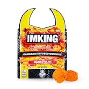 IMKING | Mango Tajin | Solventless Live Rosin Gummies | [100mg] 10pk | Hybrid