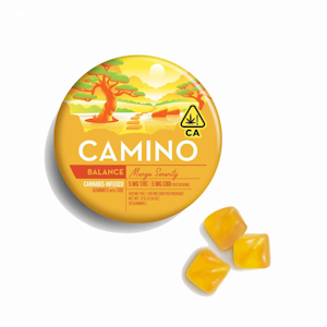 CAMINO - CAMINO | MANGO SERENITY 1:1 THC/CBD - 10PK | EDIBLE