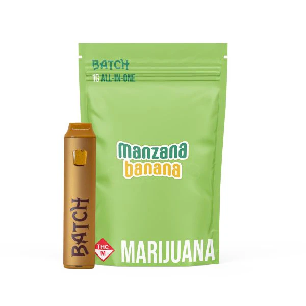 Batch - BATCH - MANZANA BANANA 1 GRAM DISPOSABLE VAPE Main Image