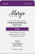 [Mary’s Medicinals] Transdermal Patch - 20mg - CBN
