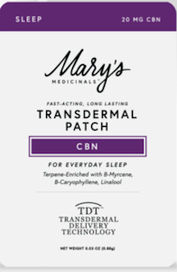Mary's Medicinals - [Mary’s Medicinals] Transdermal Patch - 20mg - CBN