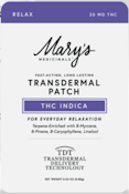 [Mary’s Medicinals] Transdermal Patch - 20mg - Indica