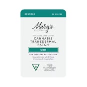 Mary's Medicinals | Restore (CBD) Transdermal Patch