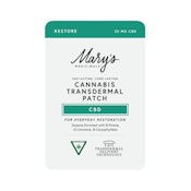 CBD RESTORE PATCH - MARY'S MEDICINALS