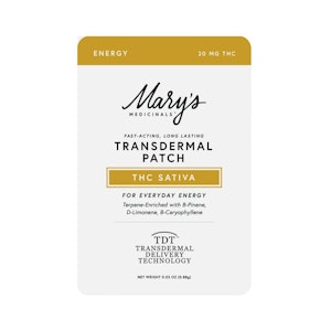 MARY'S MEDICINALS - SATIVA ENERGY PATCH - MARY'S MEDICINALS
