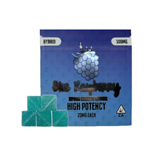 MAS - MAS Cannabis Blue Raspberry Hybrid Gummies 100mg