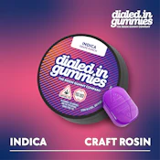 Grape Punch - 100mg Indica Rosin - Dialed In Gummies