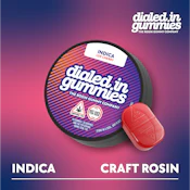 Lux Cherry - 100mg Indica Rosin - Dialed In Gummies