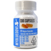 CBG:THC:CBD 80mg:80mg:80mg 20 Pack Capsules - My Blue Dove