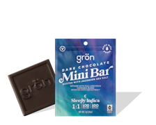 Grön | Mini | Dark Chocolate | 1:1 THC:CBN | 100mg Bars | 1pk
