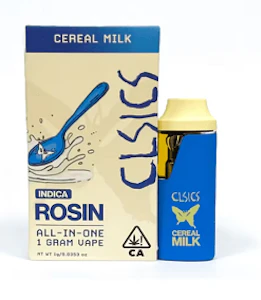 CLSICS - CLSICS Live Rosin All-In-One 1g Cereal Milk