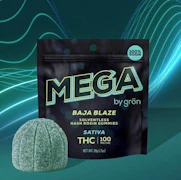 MEGA - Baja Blaze Rosin Sativa Gummies - 100mg - 1ct