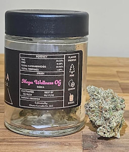 OHANA CANNABIS CO - [Ohana Cannabis Co.] Indoor Flower - 28g - Mega Wellness OG (I)