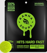 [KANHA] ROSIN GUMMY - 100 MG - NANO - SOUR MELON RUSH (H)