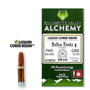 WILLAMETTE VALLEY ALCHEMY - Mellow Bombz, Liquid Cured Resin, 1g