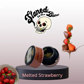 Stoned To The Bone - Melted Strawberry Live Hash Rosin Melts 1g