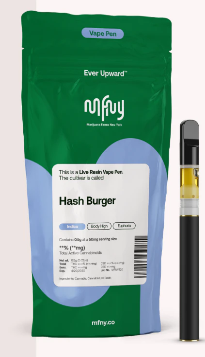 MFNY - Hash Burger 0.5g Live Resin All-In-One Vape Main Image