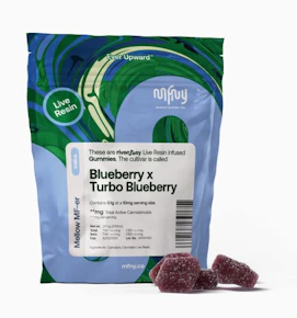 MFNY | Edible | Live Resin Gummies - Blueberry X Turbo Blueberry | 10 Pk